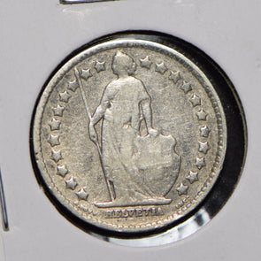 Switzerland 1910 1/2 Franc  900744 combine shipping