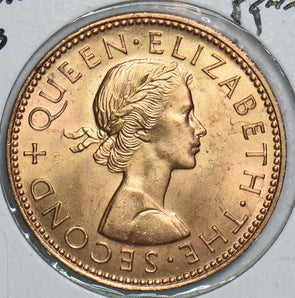 New Zealand 1963 1/2 Penny 198902 combine shipping