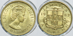Jamaica 1963 1/2 Penny 198471 combine shipping