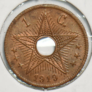 Belgium Congo 1919 Centime 491465 combine shipping