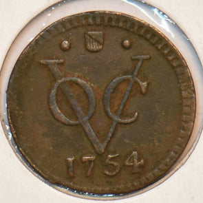 Netherlands East Indies 1754 1/2 Duit 490741 combine shipping