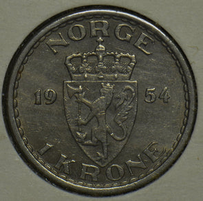 Norway 1954 Krone Lion animal 290848 combine shipping