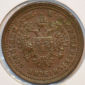 Austria 1851 A Kreuzer Eagle animal 296654 combine shipping