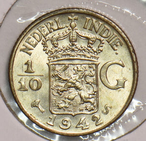 Netherlands East Indies 1942 S 1/10 Gulden 199182 combine shipping