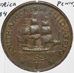 South Africa 1934 Penny  191868 combine shipping