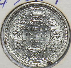 British India 1944 1/2 Rupee 240276 combine shipping