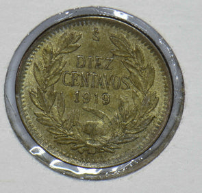 Chile 1919 10 Centavos Vulture animal 291171 combine shipping
