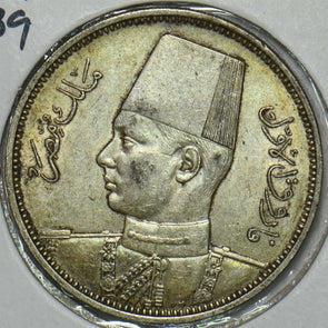 Egypt 1939 AH1358 5 Piastres 297648 combine shipping