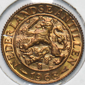 Netherlands Antilles 1968 Cent Lion animal 192310 combine shipping