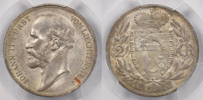Liechtenstein 1912 2 Kronen PCGS MS 64 rare condition PC1258 combine shipping