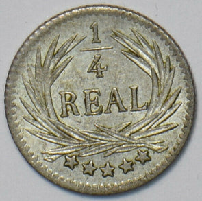 Guatemala 1895 H 1/4 Real 194060 combine shipping