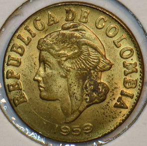 Colombia 1959 2 Centavos 297447 combine shipping