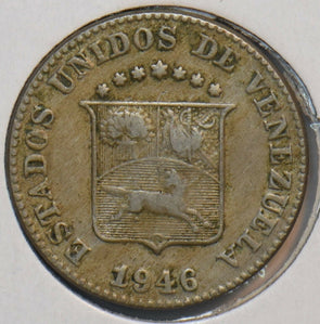Venezuela 1946 5 Centimos Horse animal 902695 combine shipping