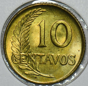 Peru 1960 10 Centavos 196579 combine shipping