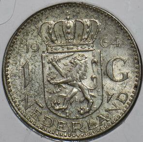 Netherlands 1964 Gulden Lion animal 151555 combine shipping