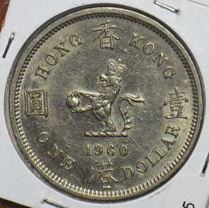 Hong Kong 1960 Dollar  191855 combine shipping