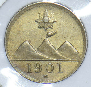 Guatemala 1901 1/4 Real 291831 combine shipping