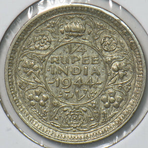 British India 1944 1/4 Rupee 194077 combine shipping