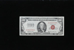 US 1966 A $100 about XF United States Notes red seal RC0673 combine shipping