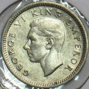 New Zealand 1942 3 Pence 196440 combine shipping