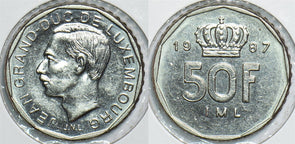 Luxembourg 1987 50 Francs 904823 combine shipping