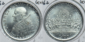 Vatican 1962 100 Lire Gem BU 198672 combine shipping