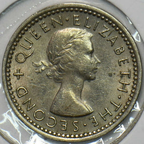 New Zealand 1953 3 Pence 903629 combine shipping