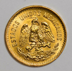 Mexico 1955 5 Pesos gold GEM BU GL0107 combine shipping