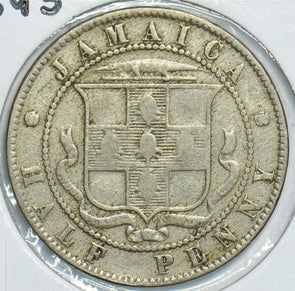 Jamaica 1893 1/2 Penny 198505 combine shipping