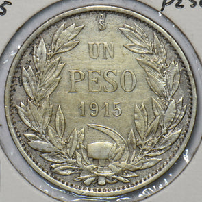 Chile 1915 Peso Condor animal 295162 combine shipping