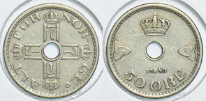 Norway 1940 50 Ore 198537 combine shipping