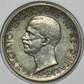 Italy 1926 R 5 Lire Eagle animal 195630 combine shipping