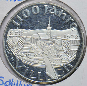 Austria 1978 Silver 100 Schilling proof 292787 combine shipping