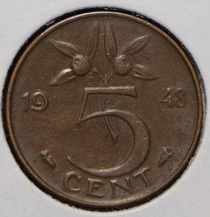 Netherlands 1948 5 Cents  150094 combine shipping