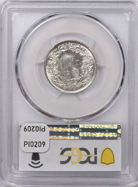 Switzerland 1966 B Franc PCGS MS 66 PI0209 combine shipping
