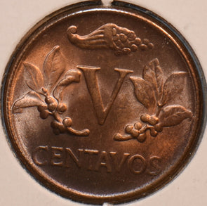 Colombia 1960 5 Centavos 196139 combine shipping