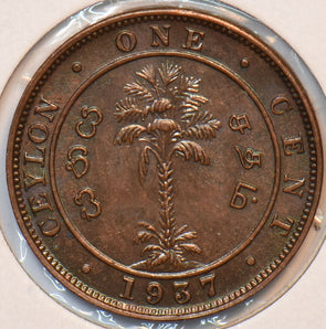 Ceylon 1937 Cent 195330 combine shipping