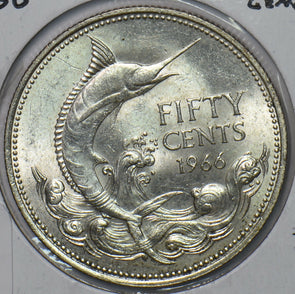 Bahamas 1966 50 Cents Blue marin animal 295218 combine shipping