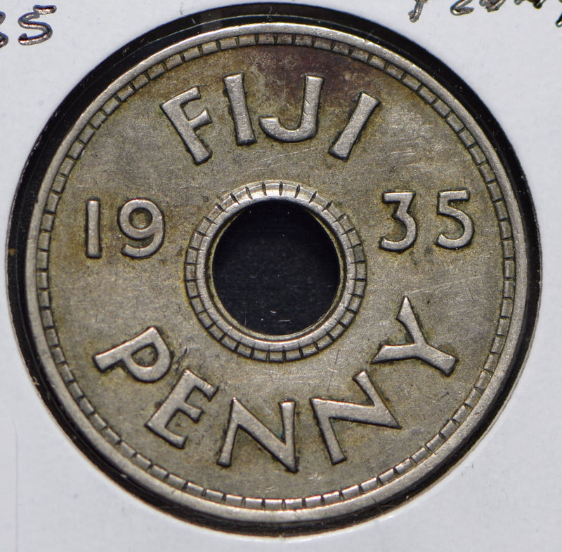 Fiji 1935 Penny  901746 combine shipping
