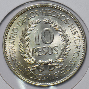Uruguay 1961 10 Pesos 294164 combine shipping