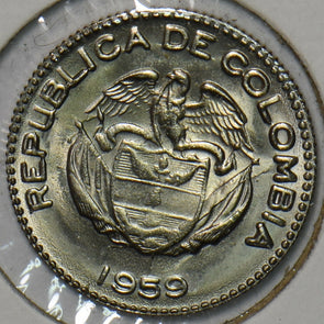 Colombia 1959 10 Centavos Eagle animal 196111 combine shipping
