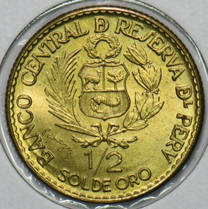 Peru 1965 1/2 Sol 196593 combine shipping