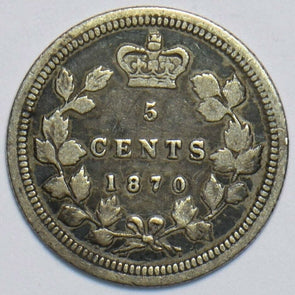 Canada 1870 5 Cents 197261 combine shipping
