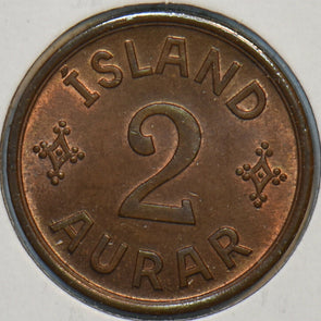 Iceland 1942 2 Aurar 195563 combine shipping