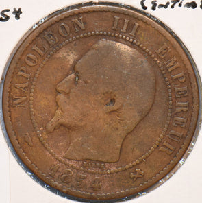 France 1854 B 10 Centimes Eagle animal 900607 combine shipping
