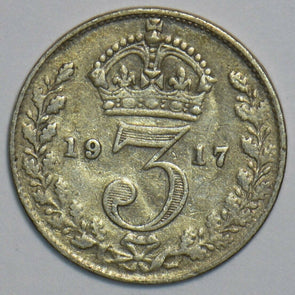 Great Britain 1917 3 Pence/Threepence 153155 combine shipping