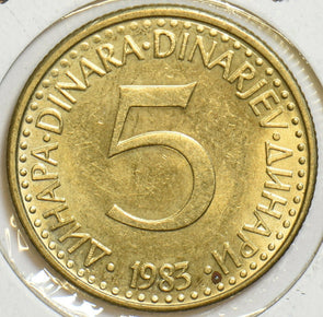 Yugoslavia 1983 5 Dinar 904184 combine shipping