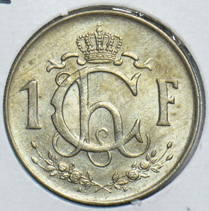 Luxembourg 1952 Franc AU UNC 153904 combine shipping