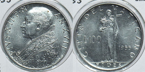 Vatican 1955 100 Lire 299017 combine shipping