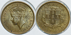 Jamaica 1945 Farthing 299064 combine shipping